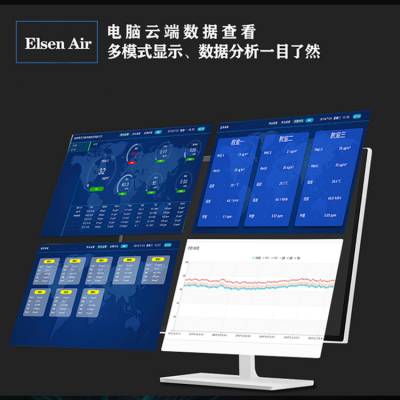 艾尔森AES-90空气质量传感器pm2.5pm10环境监测仪CO2氨气TVOC甲醛室内检测仪