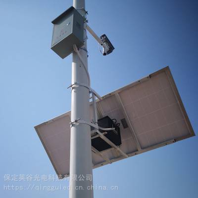 曲周英谷太阳能监控 ,山区监控***格 , 4米监控立杆定制