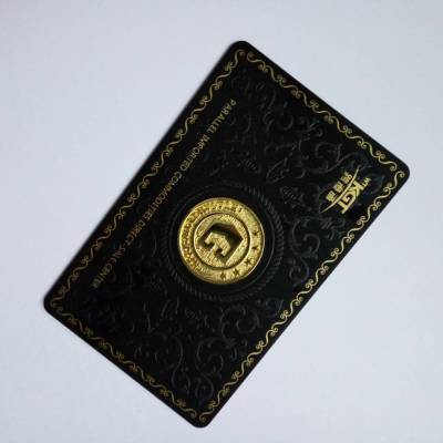 深圳千丰彩高端工艺卡 智能卡 拉丝卡 金币卡会员卡设计厂家