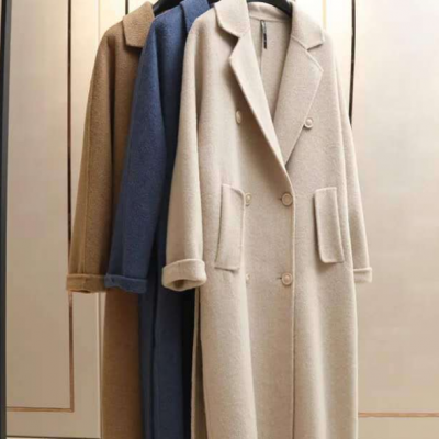 2020新款秋冬季双面羊绒大衣女中长款羊毛呢子外套批发韩版呢子大衣