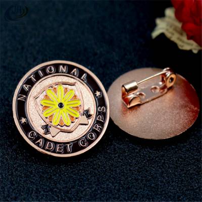 别针烤漆徽章定制 福建定制徽章厂 艺术公司胸章订做