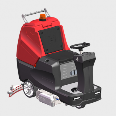 锻造机械生产车间擦地机 睿联R-X900G吸洗拖全自动洗地机