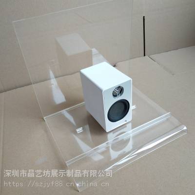 大型音箱展示架防盗定制亚克力展示架厂家直售蓝牙链接音响展示架 晶艺坊亚克力展示制品