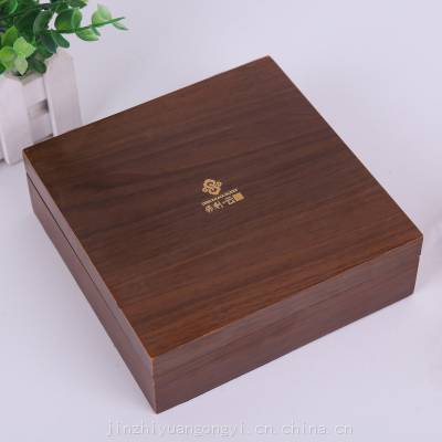 定制档复古木盒奖章盒 纪念币盒密度板喷漆礼品盒 金箔卡片牌木盒