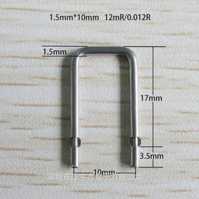 康宇鑫 康铜扁材电阻 2W 5毫欧 宽3.5*16MM 1% 温漂50PPM