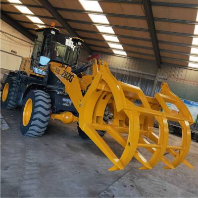 德州铲车改装抓车抓木机抓草机抓钢机cy