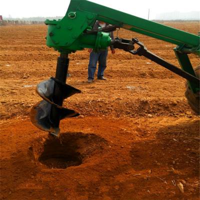 新型农业机械 配套农用拖拉机小型挖坑机 多功能打桩机