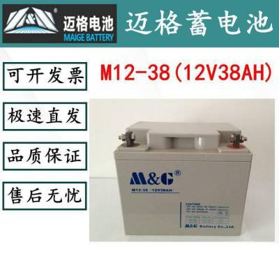 M&G迈格蓄电池M12-24直流屏应急电源12V24AH机房UPS/EPS专用