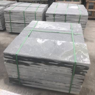 矿山直供青石板铺地石 室内外花园庭院广场自然面黑色板岩文化石