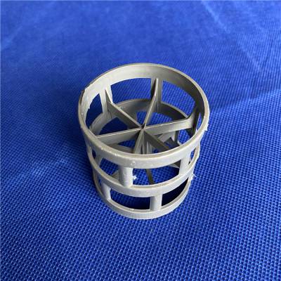 厂家多规格鲍尔环填料pvc鲍尔环cpvc材质鲍尔环填料