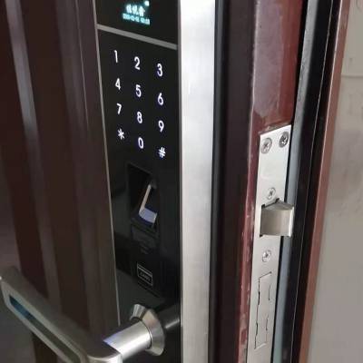 指纹锁的实体店智能多种方式开锁的密码锁品牌的防盗电子门锁好用