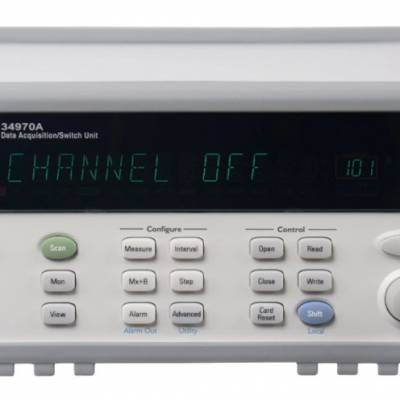 租赁 Agilent 采集频率 温度，电流，电压 34970A 数据采集器