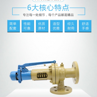 A47H-25C DN80 带扳手弹簧微启式安全阀 大口径 高温高压DN300