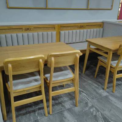 火锅店专用不锈钢餐桌 嵌入式电磁炉 耐高温设计