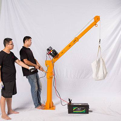 24v电瓶车载小吊机车载小吊机东弘起重