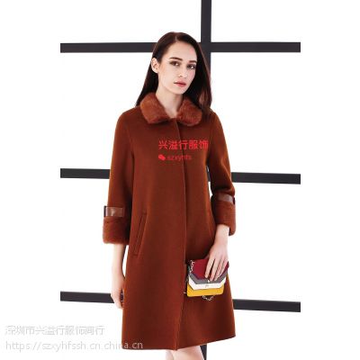 ulzlfan慧之芳冬款羊绒双面呢大衣 气质通勤 100件起批