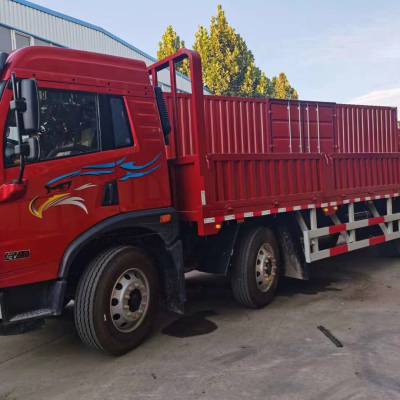 北京一汽青岛解放龙v2.0前四后四7.7米高栏货车厢车销售总代理