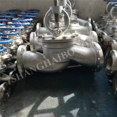 304不锈钢手动法兰截止阀 J41Y-64P 锅炉高温高压蒸汽截止阀