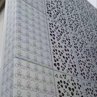 石家庄铝板屋面屋顶侧檐口深咖色氟碳漆铝单板