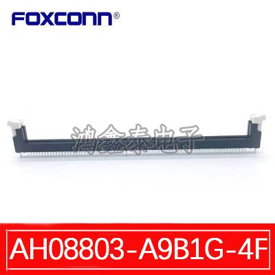 Foxconn AH08803-A9B1G-4F立式DDR4电脑内存插槽黑色白耳288pin