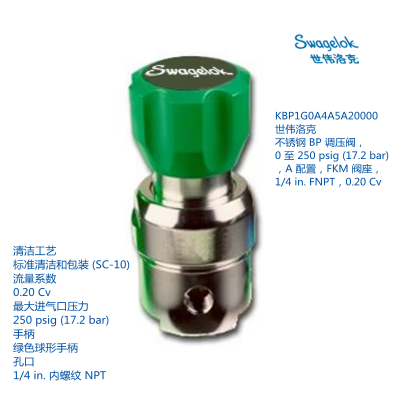 SWAGELOK ΰ KBP1G0A4A***20000 B P ѹ 0  250 psig