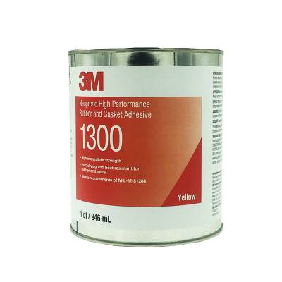 3M 1300耐高温氯丁胶水橡胶垫圈密封胶 耐油型金属塑料木材胶粘剂