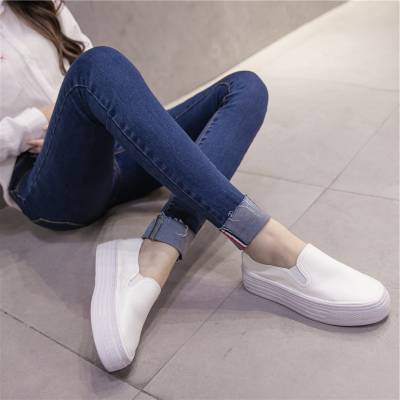 女装尾货海外仓退单清库存弹力修身白色铅笔长裤直播卖衣服怎么样
