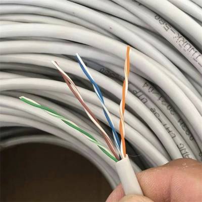 电信CAT6E家用网线整箱305米多少钱 四川甘孜州回收屏蔽双绞线8芯0.5线径