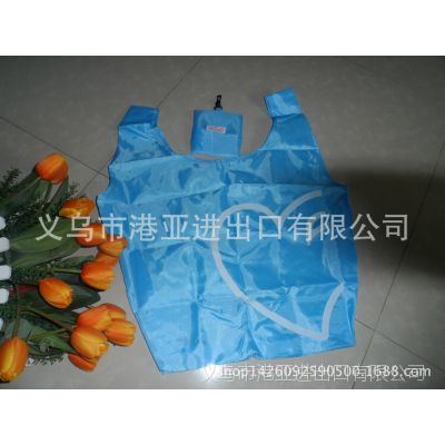 专业厂家生产小方包款涤纶时尚便携折叠购物袋