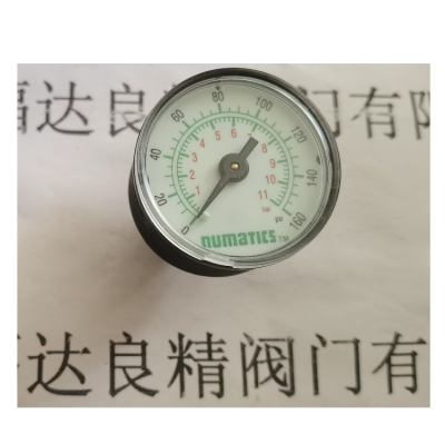 ASCO压力表RB 160A 1/4螺纹 40表盘 0-160psi
