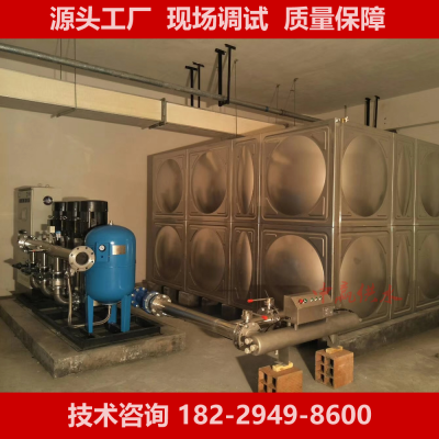 湖长沙二次供水不锈钢水箱生产厂家现场安装组合式水塔箱