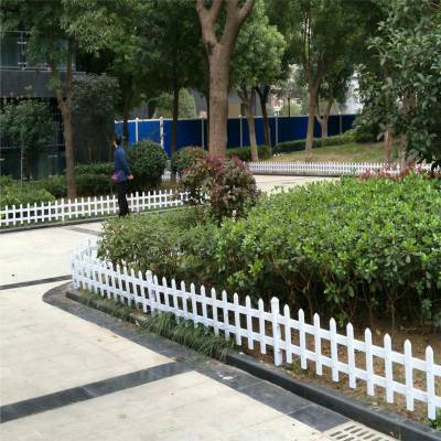花园PVC塑钢护栏 花池防护栏 防践踏草坪围栏