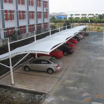 南漳膜结构小区阳光板停车棚设计生产安装公司