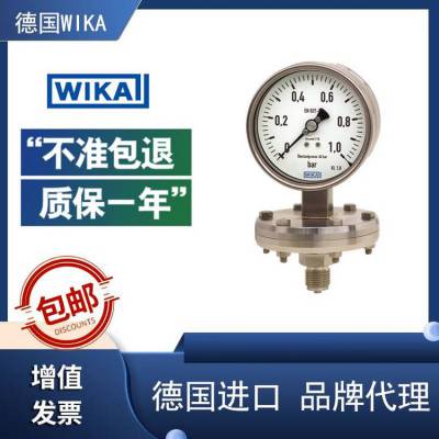 环保技术WIKA威卡432.56.100 1.6Kpa G1/2 821.2膜片压力表