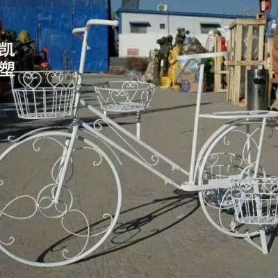 铁艺自行车雕塑厂家 铁艺自行车雕塑生产 铁艺自行车雕塑制作