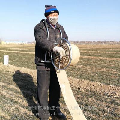 水带收卷器农用灌溉水带收卷机 转盘式水带架浇地消防带架子收纳架