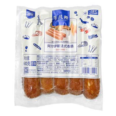 乐凡希 阿尔萨斯法式香肠原味60g 早餐披萨热狗肠