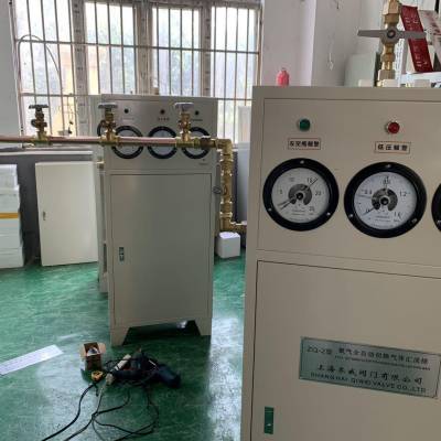 中心供气单侧式气体汇流排 齐威品牌全自动汇流排