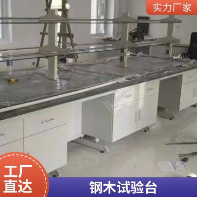 厚朴医疗 实验室操作台 钢木实验台 坚固耐用防腐蚀 支持定制