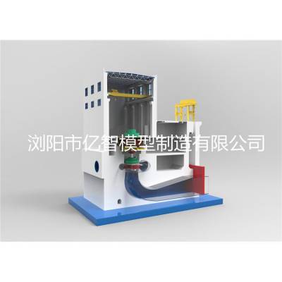 水电站枢纽工程沙盘模型 按照原尺寸缩放建模