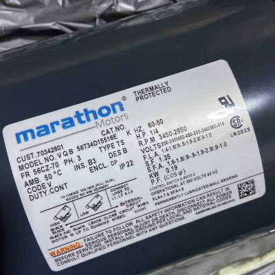 供应美国MARATHON electric 电机 56T34D15516E