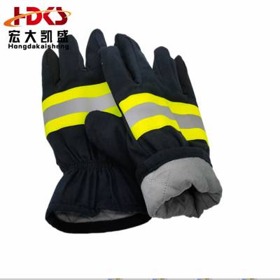 02款消防手套 加厚阻燃防火手套 防水透气灭火手套 消防演习手套 消防站配件 消防手套