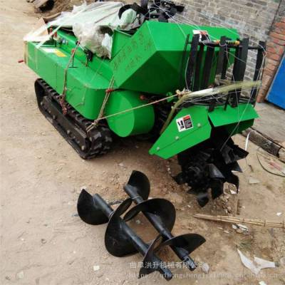 农耕快速农用耕地机 柴油履带开沟机 自动化施肥回填一体机