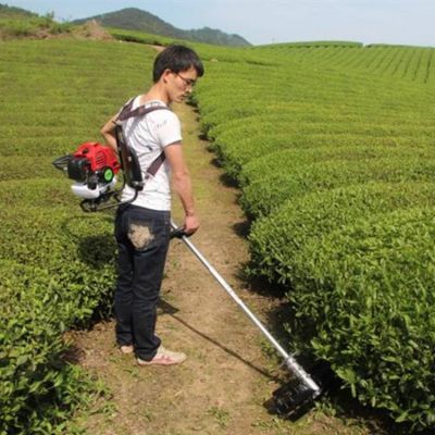 小型园林除草机小地块汽油旋耕茶园背负式除草机冲程背负割草机