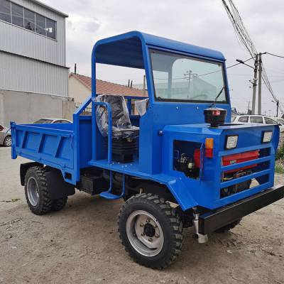 江西赣州四不像爬山运输车矿用自卸翻斗车单杠六轮自卸车