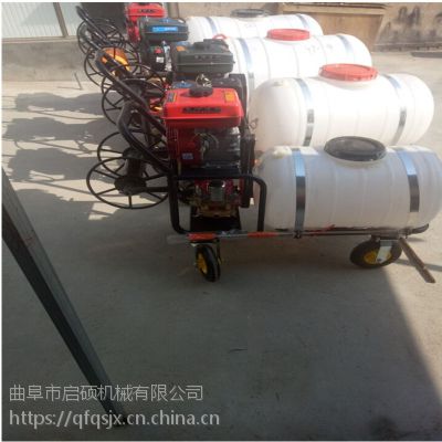 风送式果园果树打药机 启硕消毒杀虫汽油高压打药机 果园苗圃汽油喷药机