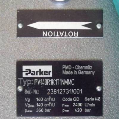 供应PARKER/派克PV180R1L1T1VFRD柱塞泵等进口PLC模块、变频器