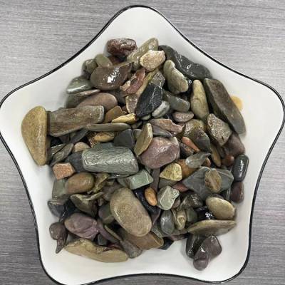 天然原生溪流石 溪流沙生产厂家鱼缸底砂 造景过滤用颜色亮丽 规格全