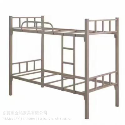 供应学生寝室上下铁架床 成人上下铺双层铁床 现代结实铁艺床