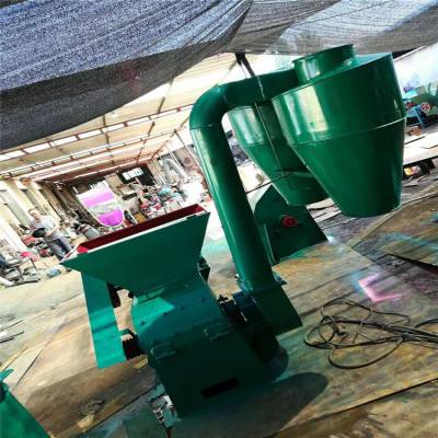 沙克龙家用粉碎机 全自动干草磨糠机 小型电动玉米芯打糠机